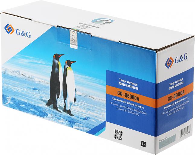 Картридж лазерный G&G GG-Q6000A черный (2500стр.) для HP CLJ 1600/2600N/M1015/M1017 фото 1