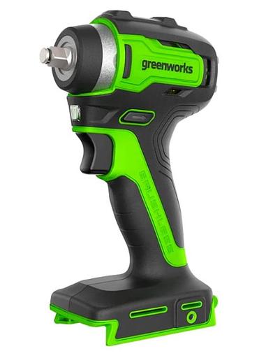 Greenworks G24IW200 Гайковерт ударный аккумуляторный, 24V, 200 Нм, бесщеточный, без АКБ и ЗУ [3803607] фото 1