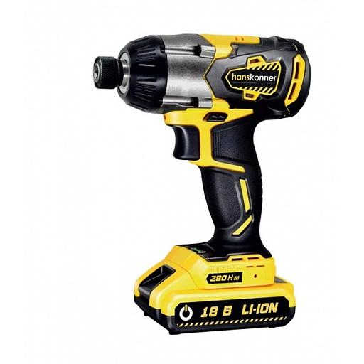 Hanskonner HCD18350S Дрель акк.уд [HCD18350S] { 18В, Li-Ion,3скор,2 акк.2,4 Ач,350Нм,1/2,ЗАРЯД 1ч } фото 1