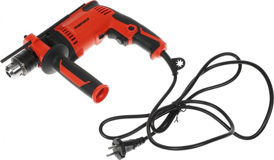 Дрель ПАРМА ДЭ-01-13/800РУ [02.025.00003] { 800Вт; 13мм; 0-3100; реверс; удар; мет.редуктор; бок.рукоятка)(5 шт/кор } фото 3