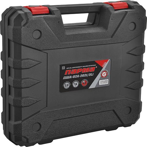 Дрель-шуруповерт акк. ПАРМА ДША-02А-2021/2Li [02.021.00011] { б/щет.21В, 2,0Ач, 2акк.(8шт/кор) } фото 6