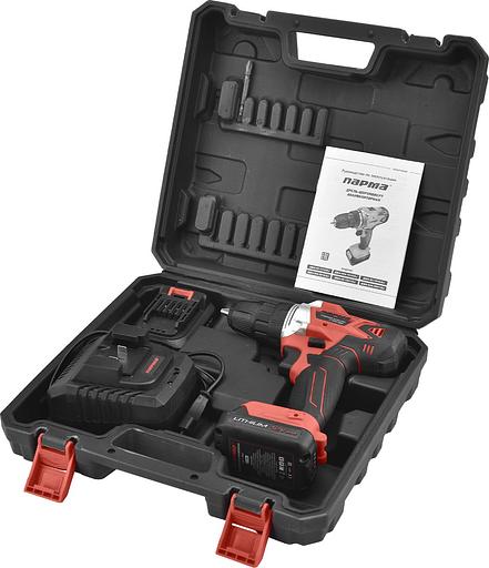 Дрель-шуруповерт акк. ПАРМА ДША-02А-1512/2Li [02.021.00014] { б/щет.12В, 2,0Ач, 2акк.(8шт/кор } фото 5