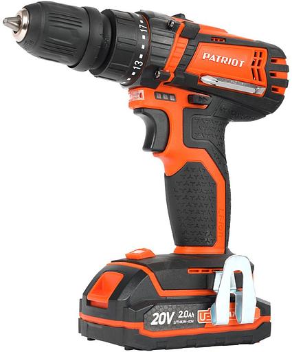 PATRIOT BR 203UES Дрель-шуруповерт [180201203] { 2 скор. две батареи Li-Ion, зарядка за 1 час, двусторонняя бита, кейс } фото 3
