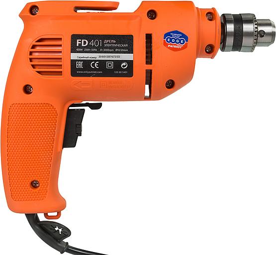 PATRIOT FD 401 The One Дрель электрическая [120301401] { 420 Вт, макс.диаметр сверла 10мм, ключевой патрон } фото 2