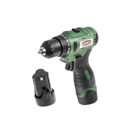 Hammer Аккум.дрель бесщ. ACD12BLC 12В 2x 2Ач LiION 10мм 0-400/0-1350об/мин 32Нм в кейсе [827375] фото 1