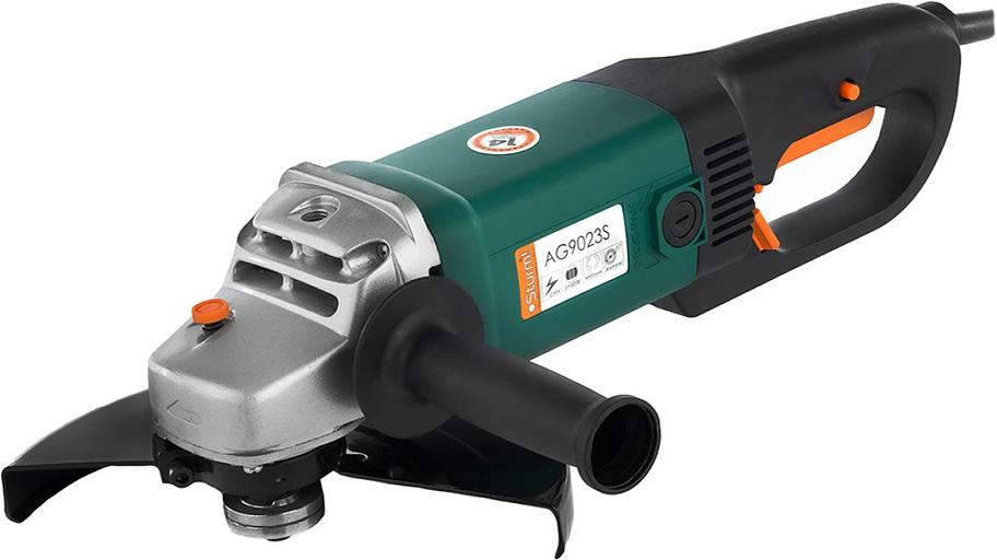 Sturm AG9023R Машина углошлифовальная Sturm,230мм,2100Вт, 6000об/мин,пов.рукоятка,плавн.пуск [AG9023R] фото 1