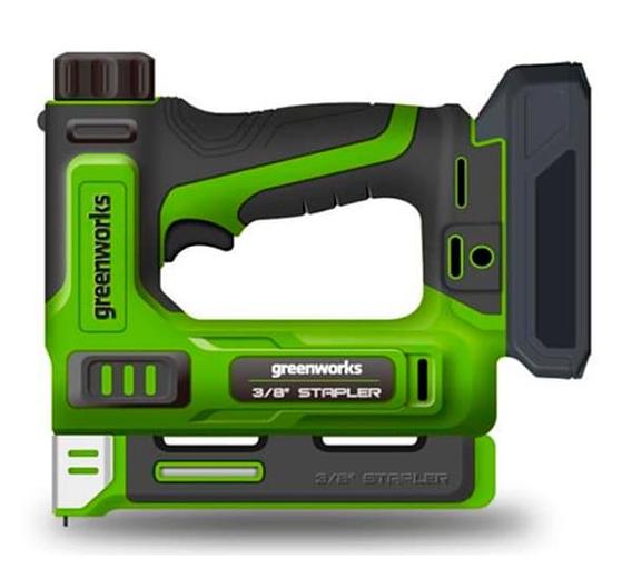 Greenworks G24CS10 Степлер аккумуляторный Greenworks, Арт. 3400107, 24V, без АКБ и ЗУ [3400107] фото 3