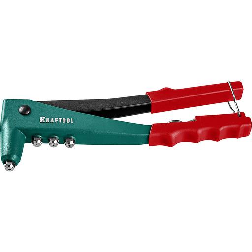 KRAFTOOL Заклепочник "MaxKraft" для заклёпок d=2,4 / 3,2 / 4,0 / 4,8 мм - алюминий и сталь, d=2,4 / 3,2 / 4,0 - нерж. сталь, с литым корпусом [31170/31170_z01] фото 3