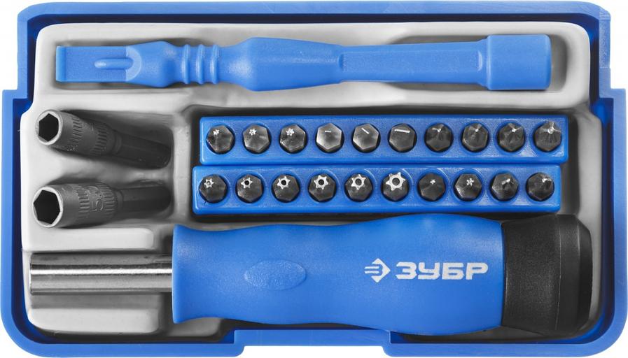 ЗУБР Набор "ПРОФЕССИОНАЛ": Отвертки для точных работ, 24предм [25648-H24] фото 1