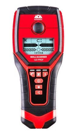 ADA Wall Scanner 120 PROF Детектор проводки [А00485] фото 1