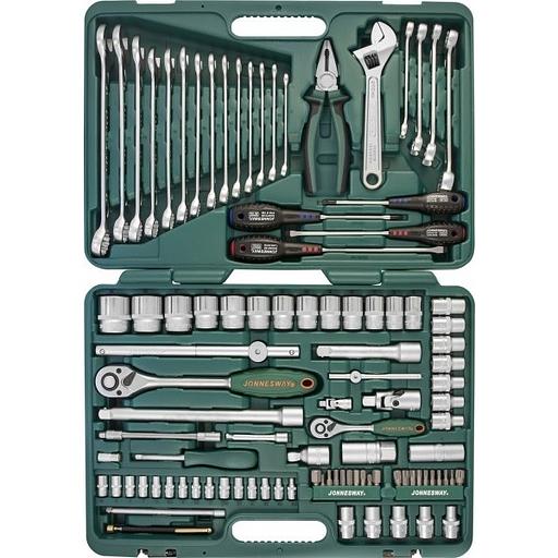 JONNESWAY (S04H624101SA) Набор инструмента универсальный 1/4", 1/2"DR, 101 предмет фото 1