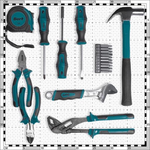 Bort BTK-19 Набор ручного инструмента [93412864] фото 4