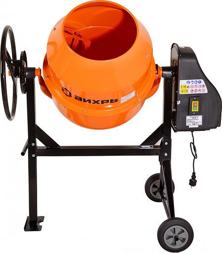 Вихрь [74/1/2] Бетомешалка БМ-130 { 550 вт, венец/чугун, оъем-125 л, отверстие бар.-375мм } фото 4