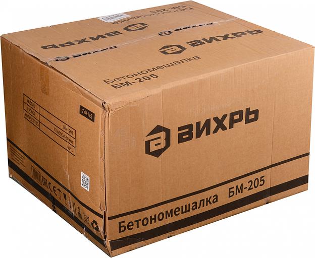 Вихрь [74/1/5] Бетомешалка БМ-200 { 900 вт, венец/чугун, оъем-200 л, отверстие бар.-400мм } фото 9