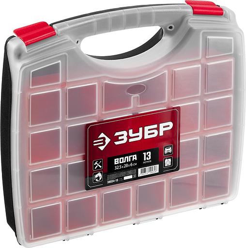 Органайзер "ВОЛГА-13" со съемными лотками, ЗУБР [38034-13] фото 1