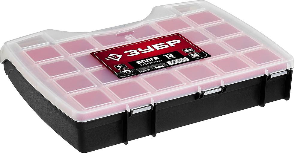 Органайзер "ВОЛГА-13" со съемными лотками, ЗУБР [38034-13] фото 2