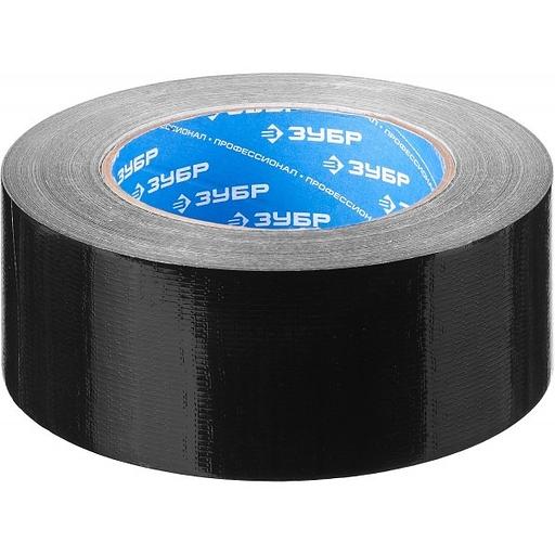 ЗУБР Армированная лента, Профессионал 12096-50-50, универсальная, влагостойкая, 48мм х 45м, черная [12096-50-50] фото 1