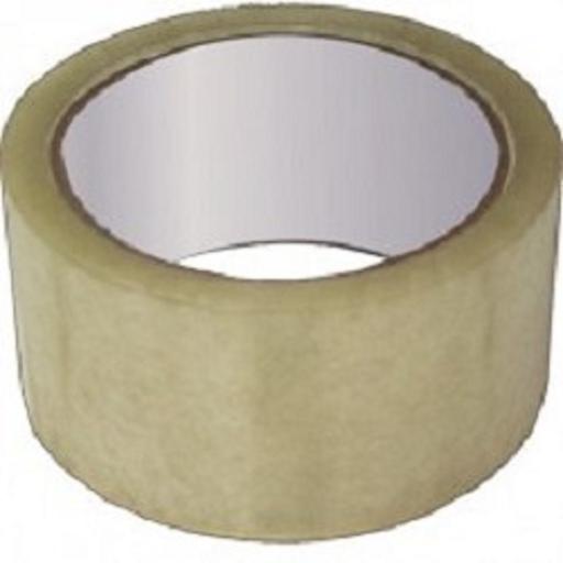 РОС Скотч упаковочный прозрачный, толщина 40 мкр, 48 мм х 140 м [11067] фото 1