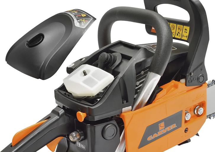 Пила бенз. CARVER RSG 252Х [01.004.00055] { картон (Шина 18" Oregon 188PXBK095, Цепь Oregon 21BPX072)(48шт/пал } фото 9