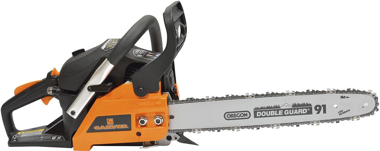 Пила бенз. CARVER RSG 242Х [01.004.00053] { картон (Шина 16" Oregon 160SDEA041, Цепь Oregon 91P057)(60 шт/пал } фото 2