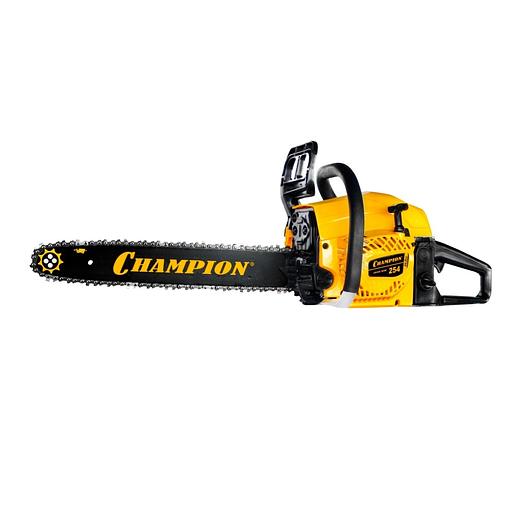 CHAMPION Бензопила 254-18 { 2,5кВт 54см? легкий старт карбюратор Walbro 5,1кг } фото 1