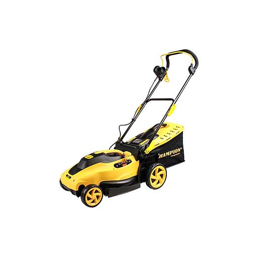 CHAMPION Газонокосилка эл. EM3815 { 1,6 кВт пласт+ткань травосб. 45л шир.380мм выс.20-70мм, 11,5кг } фото 1