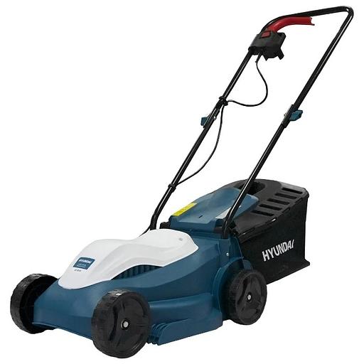 HYUNDAI [LE 3210] Электрическая газонокосилка { 1100 Вт, высота 20-60 мм, ширина 32 см, 6.4 кг } фото 1