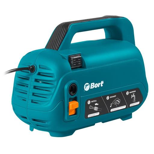 Bort BHR-1600-COMPACT Мойка высокого давления [93415742] { 1600 Вт, максимальное давление 120 бар, рабочее давление 90 бар, 7 л/мин, 5.3 кг } фото 2