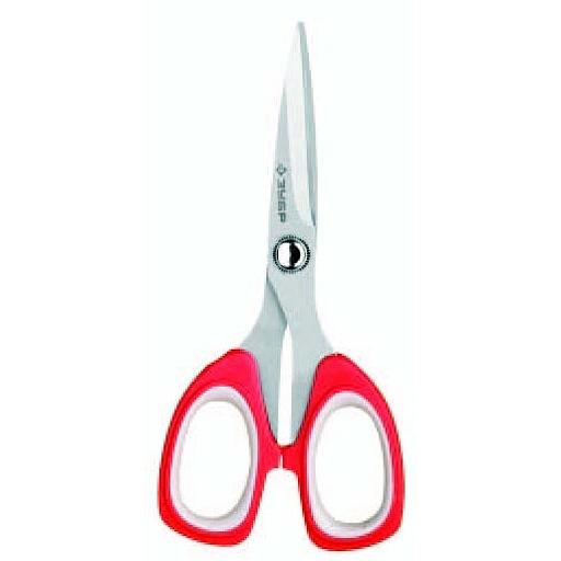 ЗУБР Ножницы "МАСТЕР" хозяйственные, двухкомпонентные ручки, 175мм [40441-17] фото 1