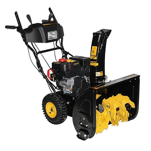 CHAMPION Снегоуборщик ST761E { 7,0лс 61см 6F/2R колеса 3л 81кг эл.стартер, фара } фото 1