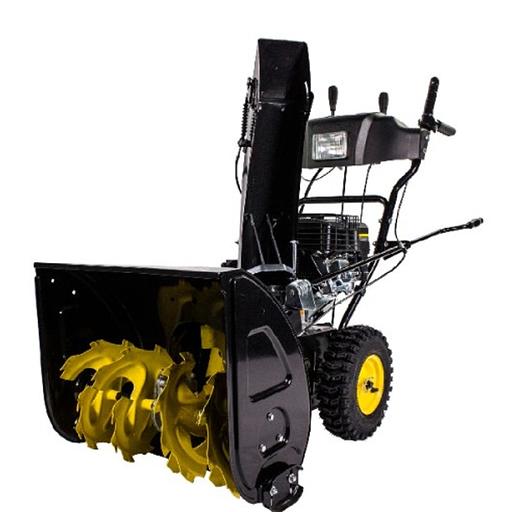 CHAMPION Снегоуборщик ST762E { 6,5лс 61см 6F/2R колеса 3,6л 80кг эл.стартер, фара } фото 1