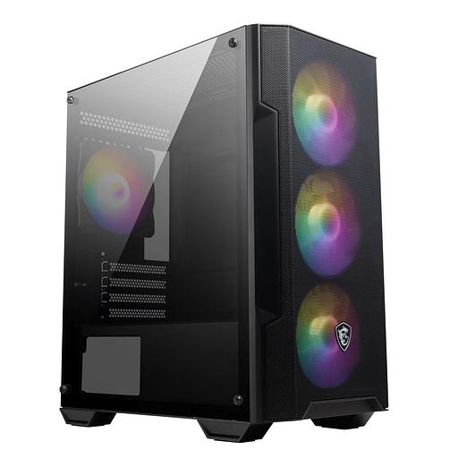 MAG FORGE M100A Mini-Tower, MATX, 1xUSB 3.0, 2xUSB 2.0, 4x120mm Auto RGB Fan, Acrylic Window, Brown Box фото 1