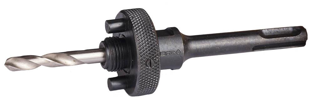 Державка ЗУБР "ЭКСПЕРТ" для биметаллических коронок, быстросъемная, пружинный фиксатор, хвостовик SDS+, d 32-152мм [29536_z01] фото 2