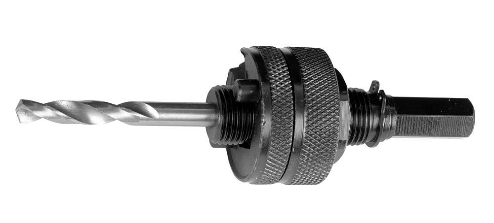 Державка ЗУБР "ЭКСПЕРТ" для биметаллических коронок, жесткие штифты, прижимная муфта, шестигранный хвостовик, d 32-200мм [29532_z01] фото 1