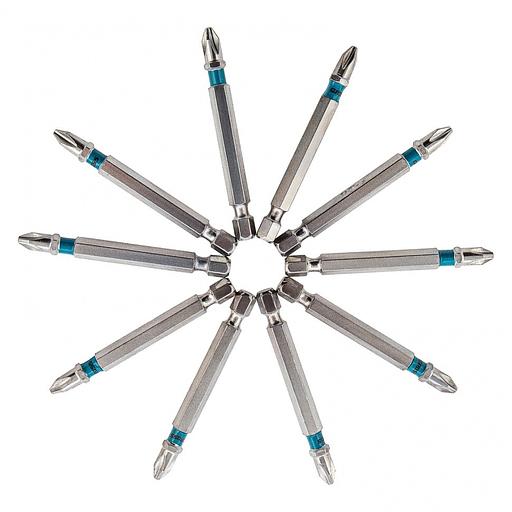 GROSS Набор бит PH2 х 50, сталь S2, 10 шт. [11378] фото 1