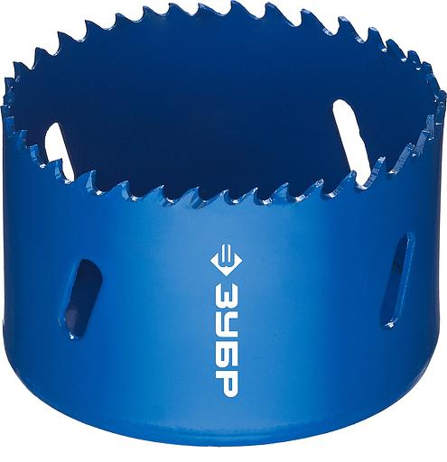 Коронка ЗУБР "ЭКСПЕРТ" биметаллическая, быстрорежущая сталь, глубина сверления до 38мм, d-68мм [29531-068_z01] фото 1