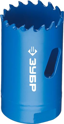 Коронка биметаллическая, быстрорежущая сталь, глубина сверления до 38мм, d-32мм, ЗУБР [29531-032_z01] фото 1