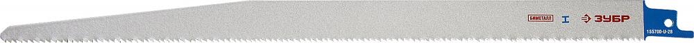 Полотно ЗУБР "ЭКСПЕРТ" S1222VF к саб эл.нож. Bi-Met,универс. с перем.шаг зуб, мет.труб до 6",280/1,8-2,5мм [155700-U-28] фото 1