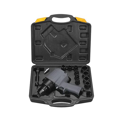 FUBAG IW720 1/2" Пневмогайковерт ударный [100193] {226л/м_720Нм_6.3бар_1/2" + набор головок_кейс} фото 1