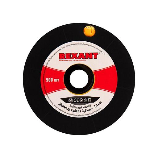 REXANT (12-6061) Маркер кабельный 0-9 комплект 10 упаковок (от 3.6 до 7.4 мм) фото 2