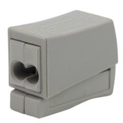 Rexant 07-2411 Строительно-монтажная клемма СМК 224-112 для светильника на 2 проводника (1,0-2,5)/(0,5-2,5) мм?, белая (100 шт./уп.) фото 1