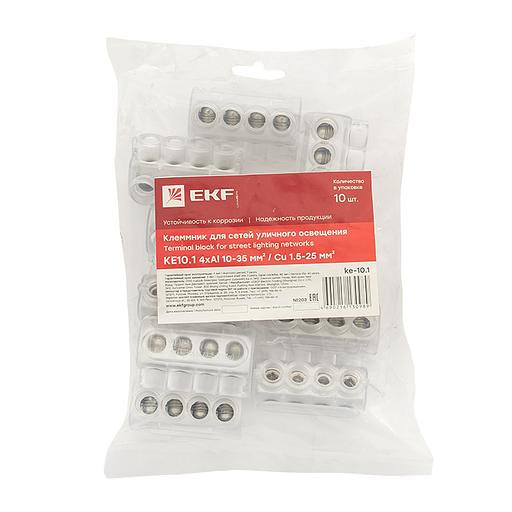 EKF ke-10.1 Клеммник для сетей уличного освещения KE10.1 Al 4x10-35 мм / Cu 1.5-25 мм EKF PROxima фото 2