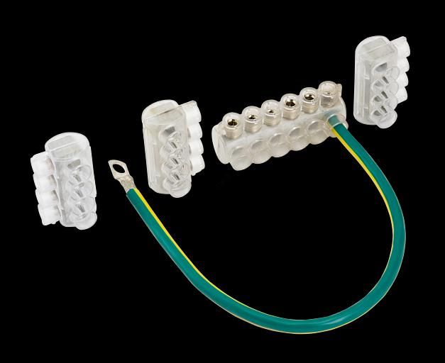 EKF sv-15 Комплект клеммников SV15 3x KE10.1 + 1x KE10.3 (Al 10-35 / Cu 1.5-25) для сетей уличного освещения EKF PROxima фото 1