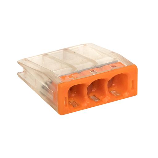 EKF plc-smk-2273-243 Строительно-монтажная клемма СМК 2273-243 (с пастой) 3 отверстия 0,5-2.5мм2 EKF PROxima фото 1