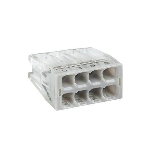 EKF plc-smk-2273-248 Строительно-монтажная клемма СМК 2273-248 (с пастой) 8 отверстий 0,5-2.5мм2 EKF PROxima фото 1