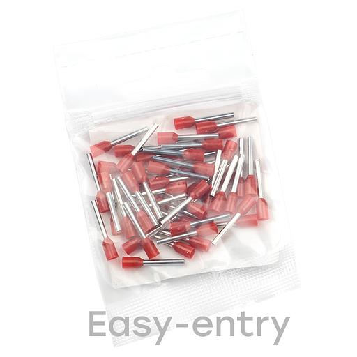 EKF nhvi-1.0-12 Наконечник штыревой втулочный изолированный НШвИ 1,0-12 (50шт.) EKF PROxima фото 2