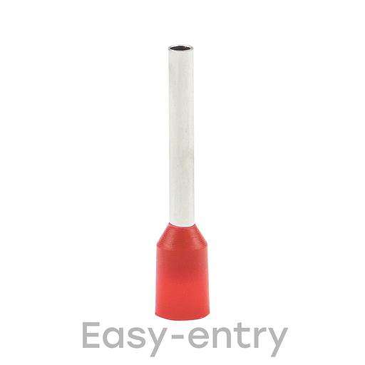 EKF nhvi-1.0-12 Наконечник штыревой втулочный изолированный НШвИ 1,0-12 (50шт.) EKF PROxima фото 3