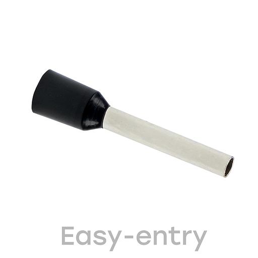 EKF nhvi-1.5-12 Наконечник штыревой втулочный изолированный НШвИ 1,5-12 (50шт.) EKF PROxima фото 1