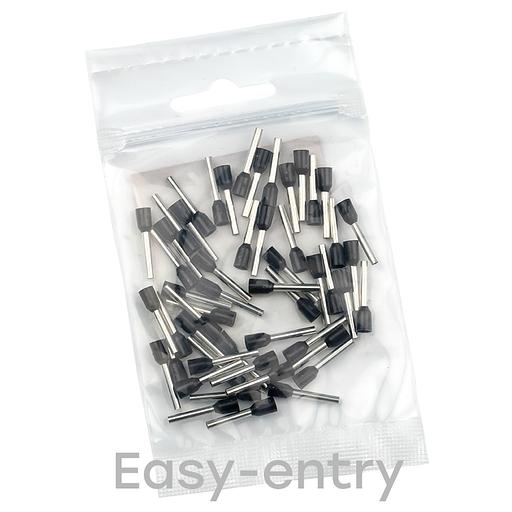 EKF nhvi-1.5-12 Наконечник штыревой втулочный изолированный НШвИ 1,5-12 (50шт.) EKF PROxima фото 2