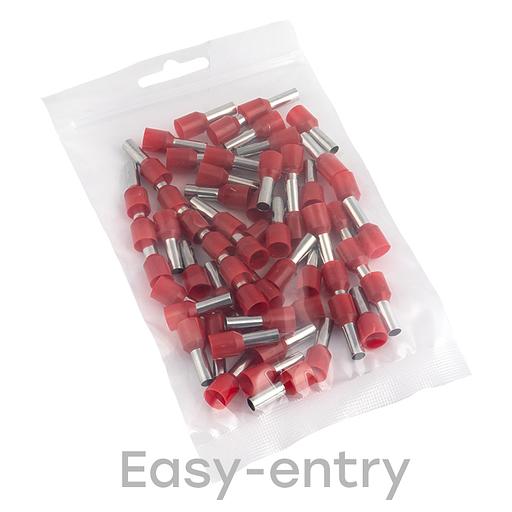 EKF nhvi-10.0-12 Наконечник штыревой втулочный изолированный НШвИ 10,0-12 (50шт.) EKF PROxima фото 2